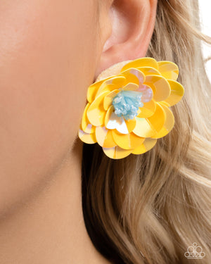 Paparazzi Floating Florals - Yellow