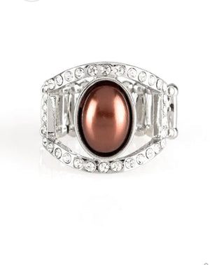 Paparazzi Radiating Riches - Brown Ring