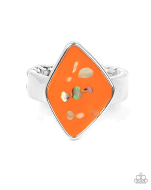 Paparazzi Stellar Shores - Orange Ring