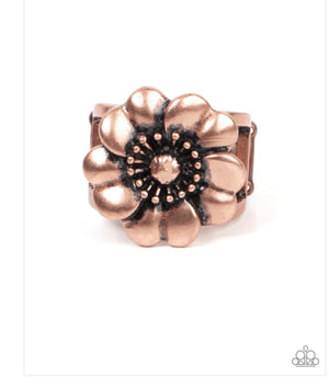 Paparazzi Floral Farmstead Copper Ring