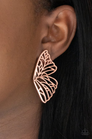 Paparazzi Butterfly Frills - Copper