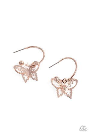 Paparazzi Butterfly Freestyle - Rose Gold