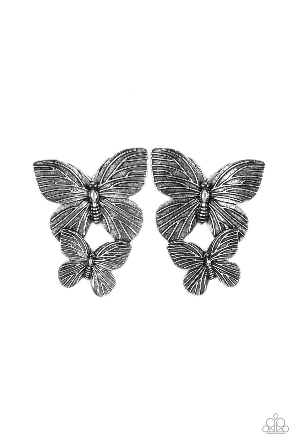 Paparazzi Blushing Butterflies - Silver