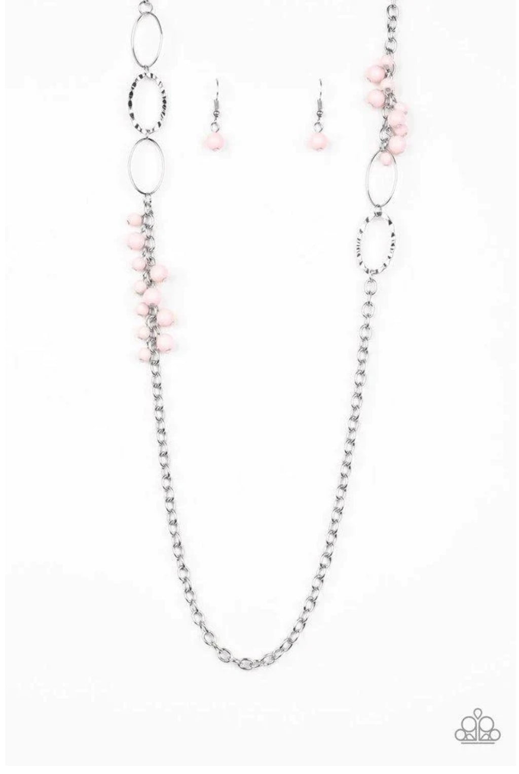 Paparazzi Flirty Foxtrot necklace - pink